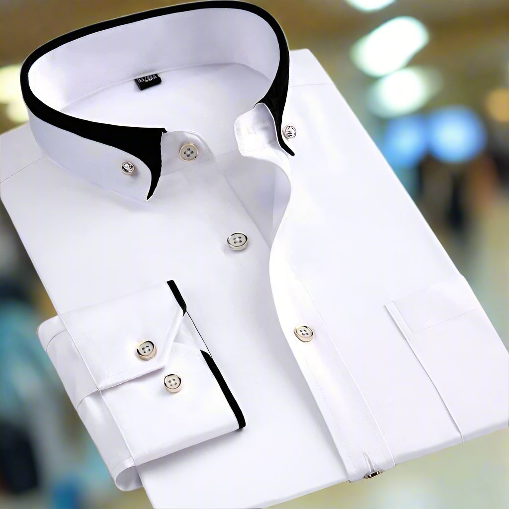 Adrian™ | Elegancka koszula z długim rękawem