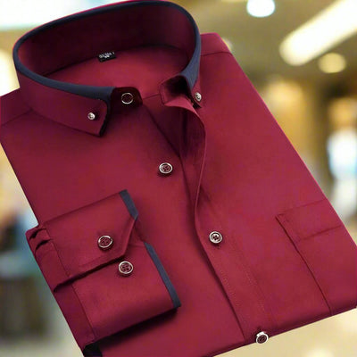 Adrian™ | Elegancka koszula z długim rękawem