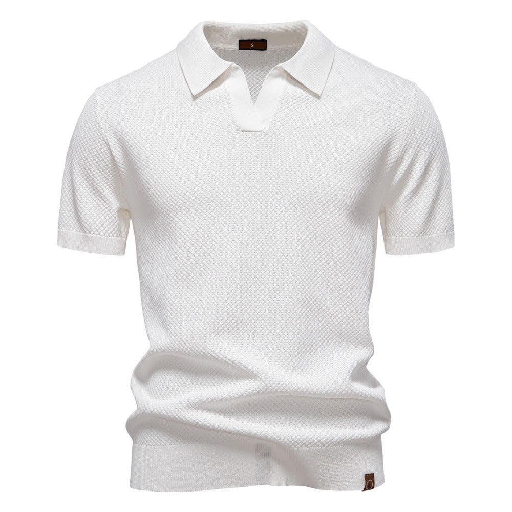 Koszulka polo Łukasz – naturalna elegancja w każdej chwili