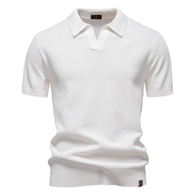 Koszulka polo Łukasz – naturalna elegancja w każdej chwili